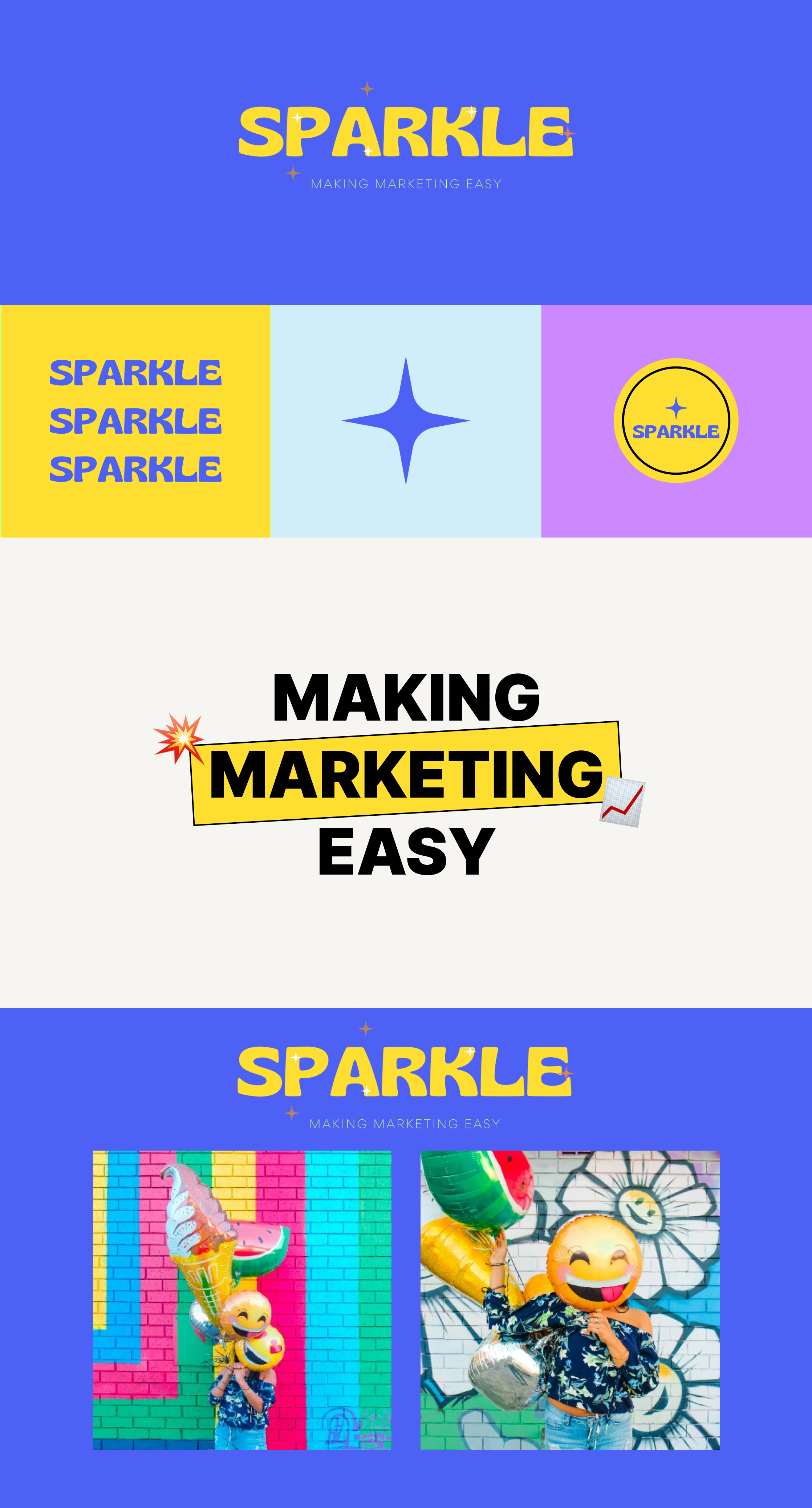 Brand Identity Design - SPARKLE branding design logo