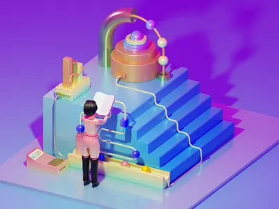 3D Business - Illustration pack animation app branding business character concept creative digital art graphic design illustration marketing motion strategy transparent ui visual website