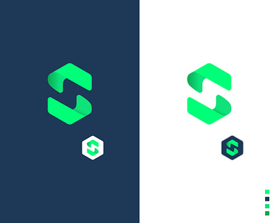 Single Letter Logo - S Letter Logo #dailylogochallenge #day4 3d branding daily logo challenge day 4 graphic design logo logo challenge logo design s letter logo single letter logo ui