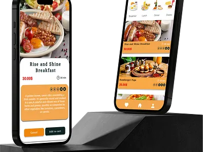 RESTAURANT APP - UI app branding design graphic design illustration logo typography ui ux vector