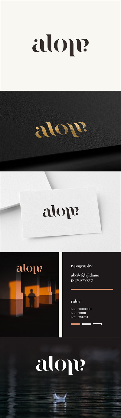alone ambigram style / flipscript ambigram flipscript graphic design logo logo inspiration memorable logo moodboard