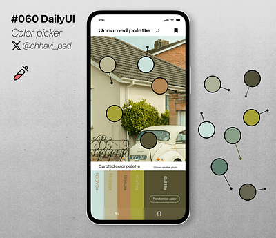 #060_DailyUi Color Picker app color color picker colour colour pickeer dailyui design figma graphic design illustration interface mobile ui