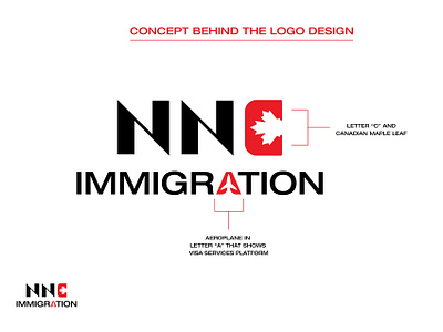 NNC Immigration Logo Design Concept branding immigration logo design logo logo design