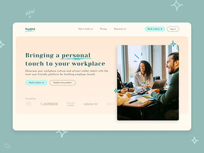 Hero Section - WorkPal dailyui design figma ui user interface web design