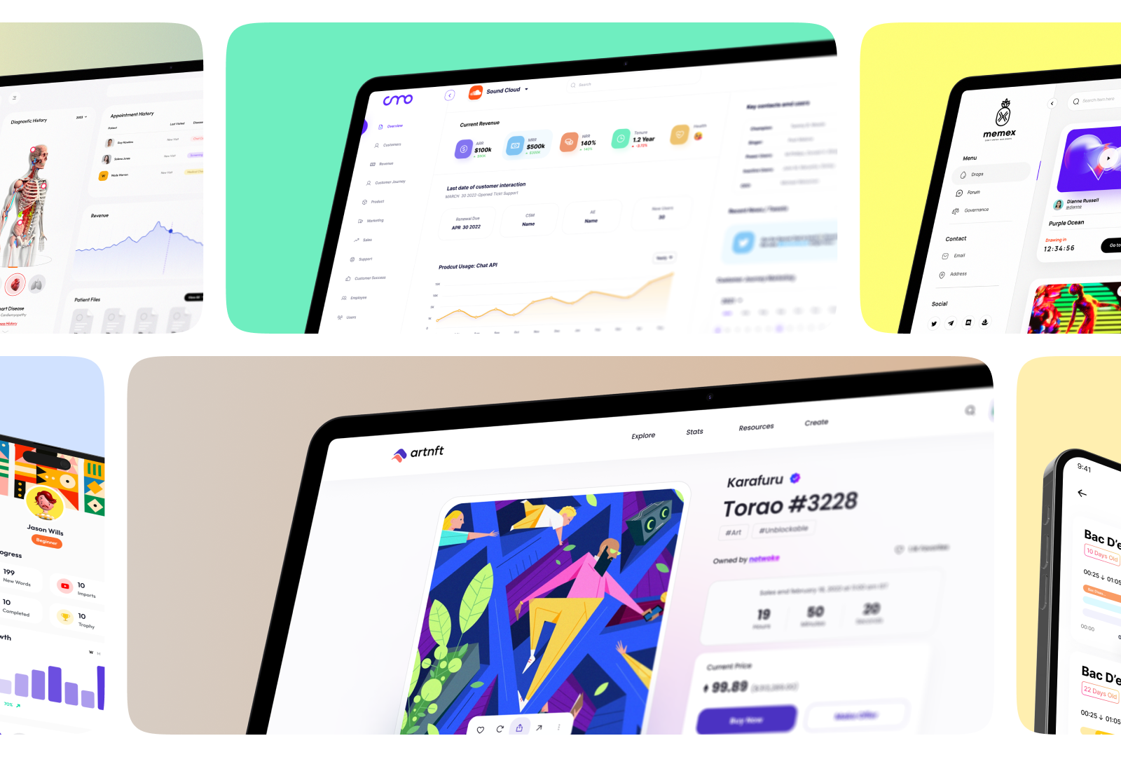 UI.UX Projects by 尺卂爪卂几 on Dribbble