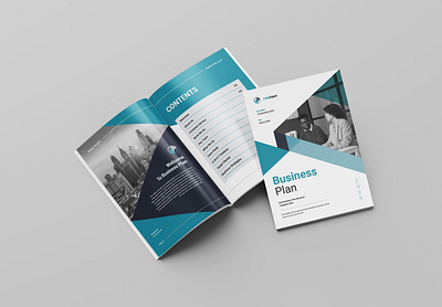 Business Plan Template a4 agency branding brochure business business plan company design graphic design illustration magazine ui