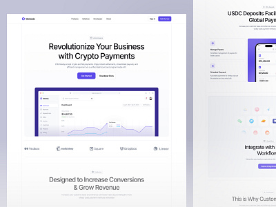 Genesis - Web3 & SaaS Website blockchain clean crypto design designer graphic design landing page saas ui uidesign ux uxdesign uxerflow web design web3 website website design