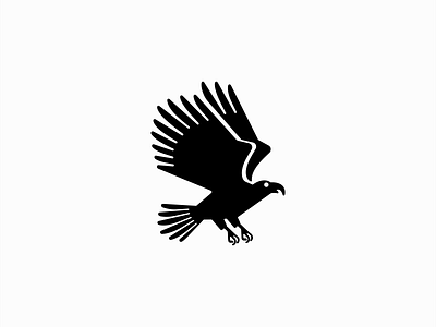 Eagle Logo animal bird branding design eagle emblem freedom icon identity illustration logo mark minimalist nature silhouette symbol vector vulture wildlife wings