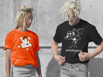 Petshopru Merch Development branding design graphic design illustration merch
