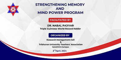 Strengthening Memory Program Invitation Card card flyer