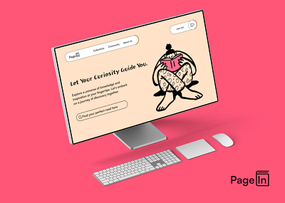 Page.In | Web Design graphic design landing page ui ui design uiux ux web design website