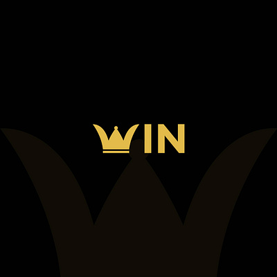 WIN logo design branding business creative design flat graphic design illustration logo logo design minimalist modern simple startup unique