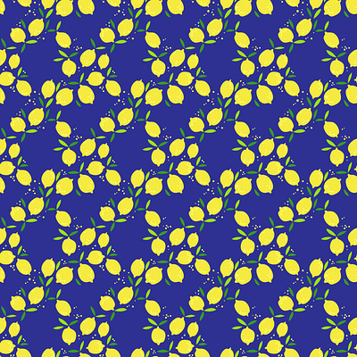Lemon pattern adorable branding colorful design drawing floral pattern fruits graphic design illustration italy lemon lemons illustration ornament pattern picture poster print summer textile yellow color