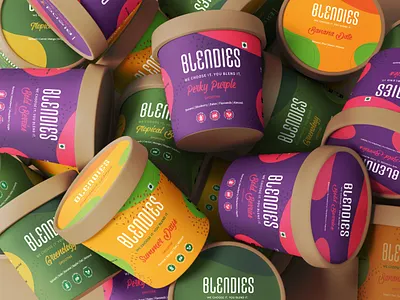 Blendies Packaging design design graphic design packaging