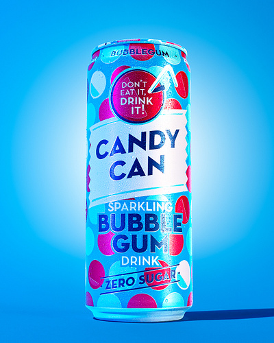 Beverage Photography | Candy Can Sparkling advertising photography branding photography creative agency creative direction photography product photography retouching
