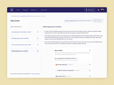 B2B MarTech SaaS Help Center affiliate affiliatemarketing analytics b2b b2c branding centre crm design gambling help helpcenter helpcentre marketing martech redesign saas ui ux