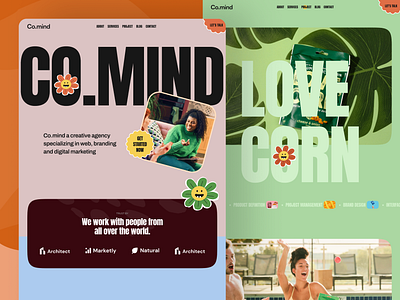 CO.MIND co.mind designinspiration dribbble figma graphicdesign landing page ui uidesign userexperience userinterface uxdesign webdesign website