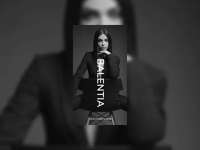 Balentia - Ecommerce Fashion apparel art direction black clean design ecommerce ui ux website white
