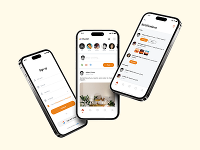 Social Media Mobile App | UI/UX app design figma figma design graphic design mobile app ui ui design uiux user experience user interface ux