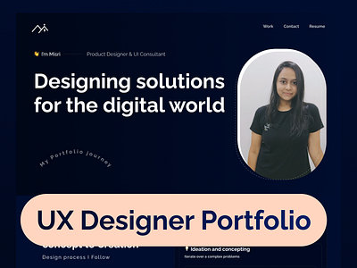 UI/X designer Portfolio dark ui portfolio product designer portfolio ui designer portfolio work showcase