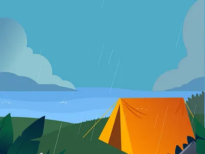 Rainy Day animation motion graphics