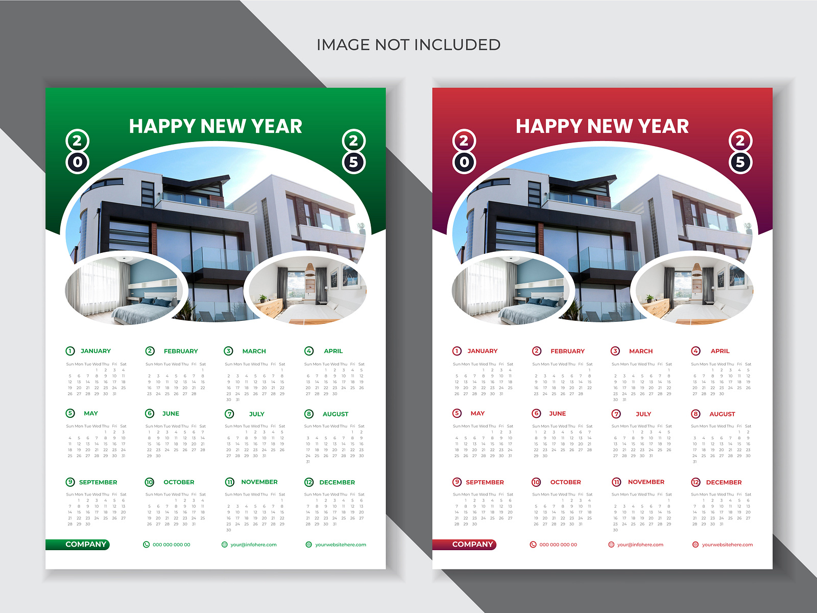 Real Estate Calendar Design 2025 by Mohhamad Soyod Ahmed on Dribbble