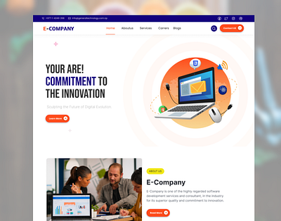 E-Company Website it company