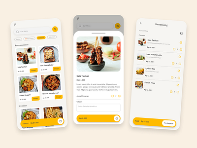 Ordering App app cafe drink food ui ui design ux ux design