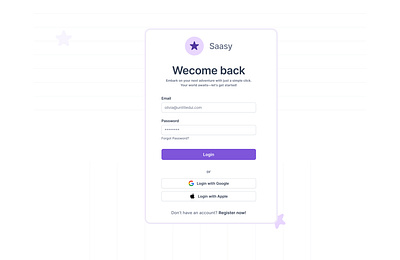 SaaS Secure Login Page | UI branding login loginpage saasdesign ui uidesign uxdesign