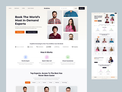 Online Platform Where Experts Website Design community non profit creative expert landing online learning responsive tution tutoriyal ui ux website