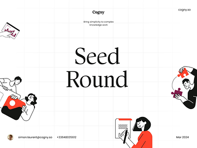 Pitch deck for raising Seed brand design branding clean graphic design illustration minimal pitch deck seed round