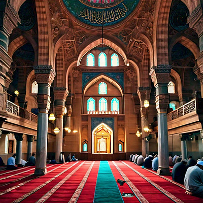 Unraveling the Tradition of Reciting Salam after Jumah Prayer ai generative ai graphics islam muslim