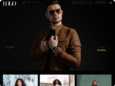 Fashion Clothing Online Store branding clothing design fashion ui ux web website