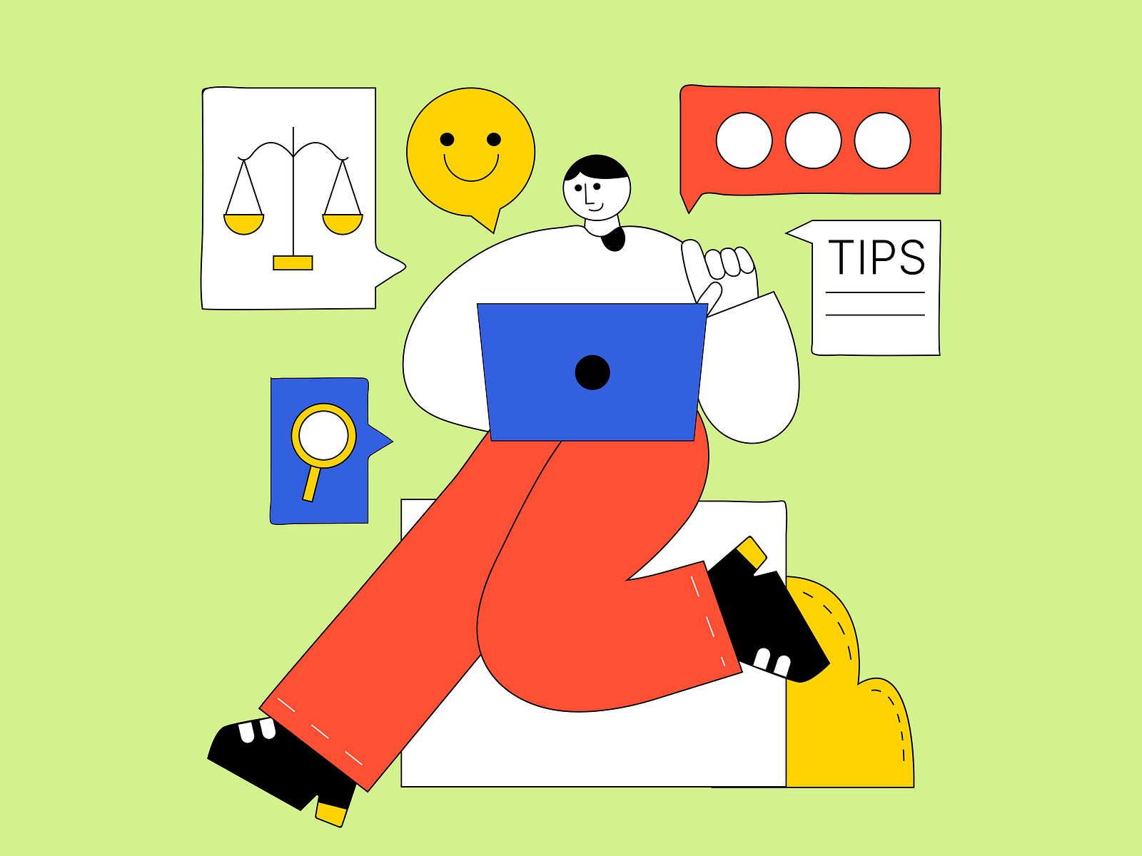 Brand illustrations for Legal Design School by perfectly boring ...