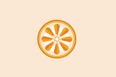 Orange Slice Vector Design branding design graphic design illustration logo vector