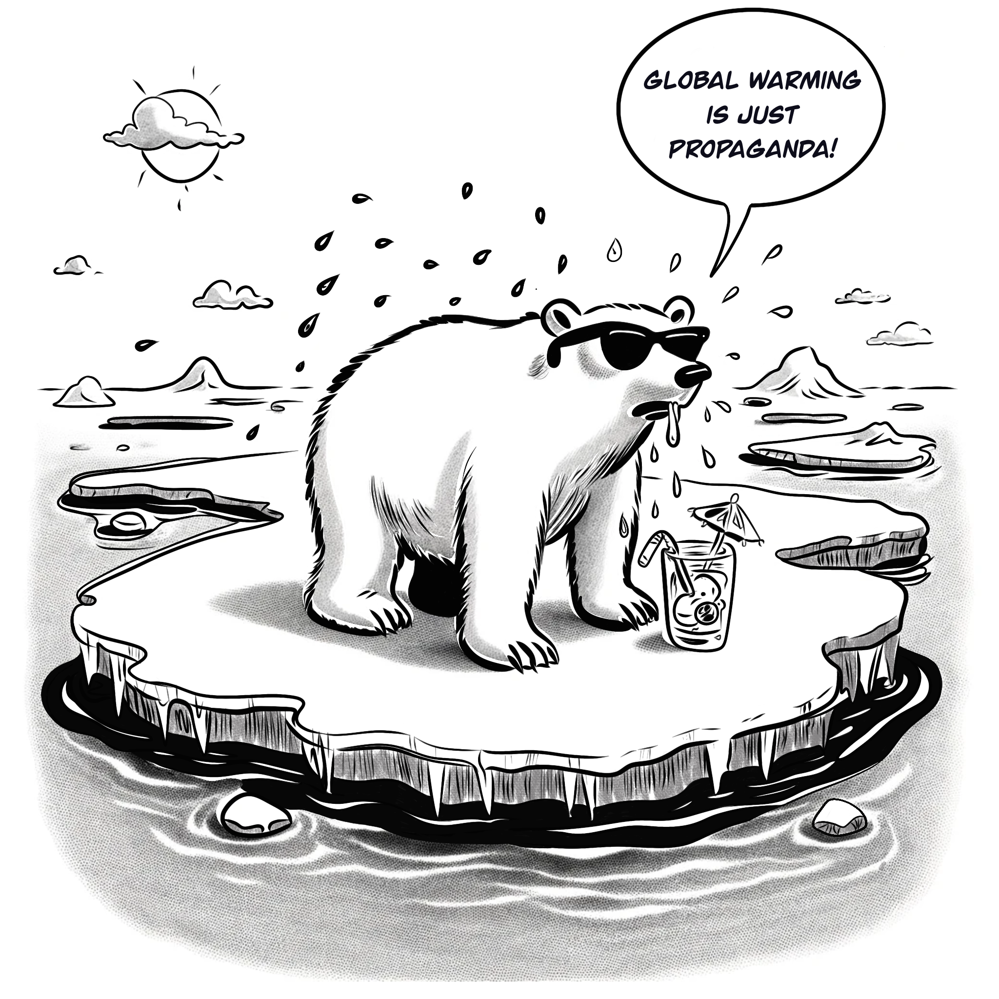 🌏🌫️ cartoon
