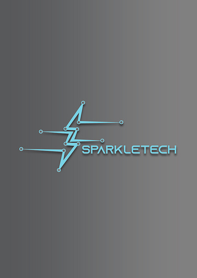 SparkleTech Logo Design branding design graphic design illustration logo typography vector