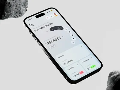 Aella Credit Dashboard - Credit Score SaaS admin ai ai app app app design b2b business credit crm dashboard design finance fintech mobile mobile app product design saas software ui ux