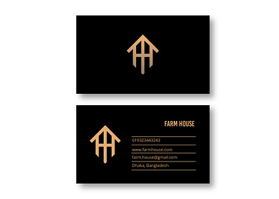 Farm House Company Business Card design branding design graphic design illustration logo