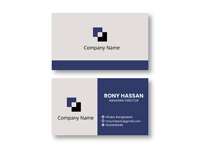 Company Business Card Design branding design graphic design illustration logo