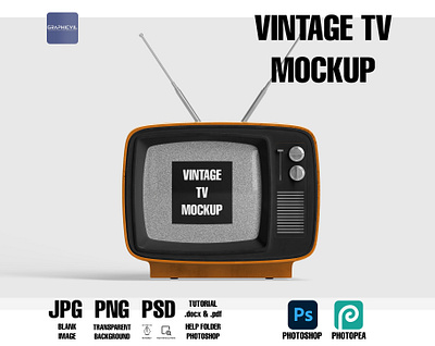 Vintage Tv Mockup tv, tv mockup, old tv mockup vintage tv mockup 90s tv mockup display mockup