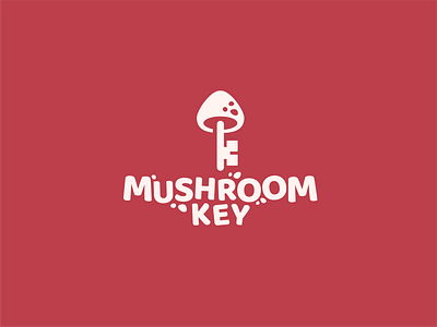 Amanita Mushroom Key Logo amanita branding cannabis fungus graphic design illustration key lock logo logotype mushroom mushy mycellium nature organic playful psychedelic shroom spores typography