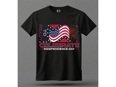 4TH OF JULY T-SHIRT DESIGN american 4th american flag american independence day blue celebration design freedom day greeting happy happy 4th of july holyday independence patriotic red t shirt t shirt design trendy usa