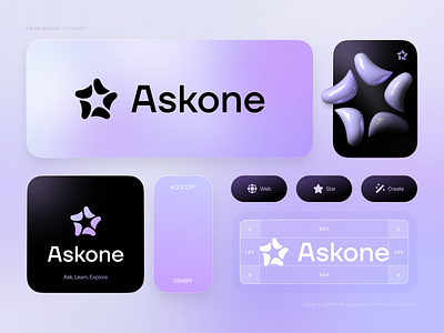 Askone Logo Concept 3d ai aichatbot brand brand designer branding chatbot digitalassistant graphic design icon identity logo logo design mark marketing minimal saas startup virtualassistant visual