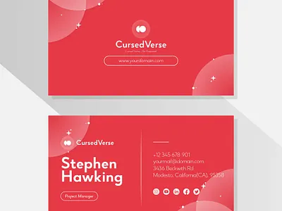 🌟 Elevate your networking game with our sleek business card! branding business card cool creative design graphic design identity logo modern new professional simple stationery unique vector