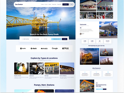 Petrol Pump : Website Design figma uiux design web design