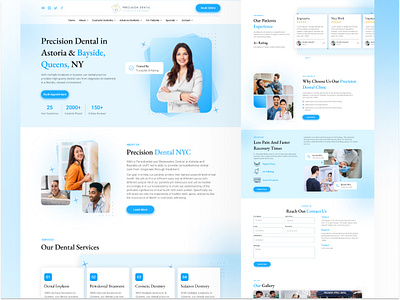 Dental : Website Design figma uiux design web deign