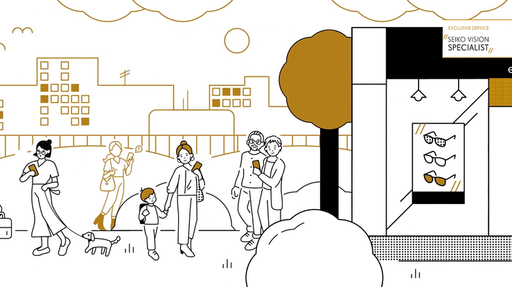 SEIKO - Social Media Manager motion design and versioning