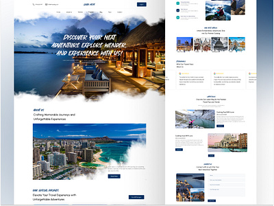 Travel : Website Design figma interaction design uiux web design