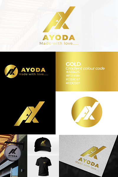 Complete Brand identity design of AYODA branding design graphic design illustration logo logo design